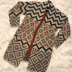Aztec Print Cardigan